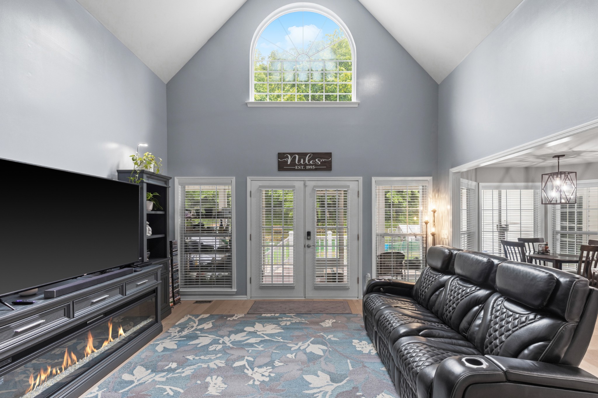 454 Campbell Hollow Road Bethpage, TN 37022 - Photo 14 of 57 a living room with furniture and a flat screen tv