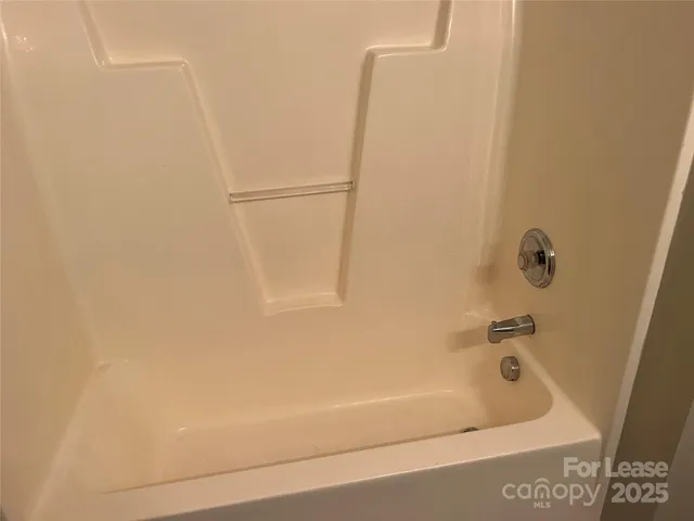 a close up of a bathtub