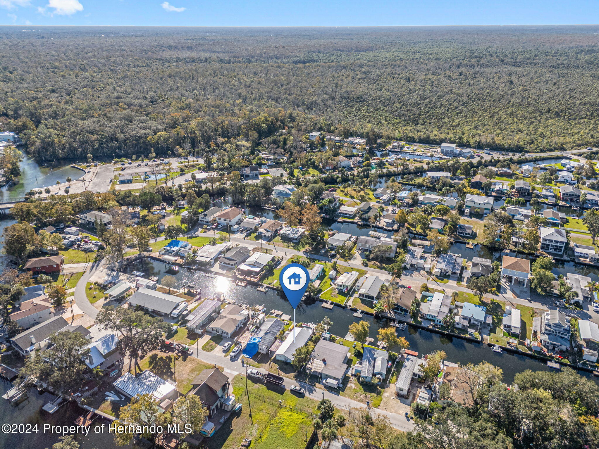 5332 Circle Drive Weeki Wachee, FL 34607 - Photo 3 of 27 an aerial view of multiple house