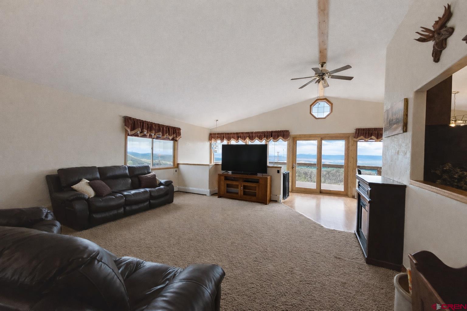 21976 2225th Road Cedaredge, CO 81413 - Photo 10 of 36 a living room with furniture and a flat screen tv