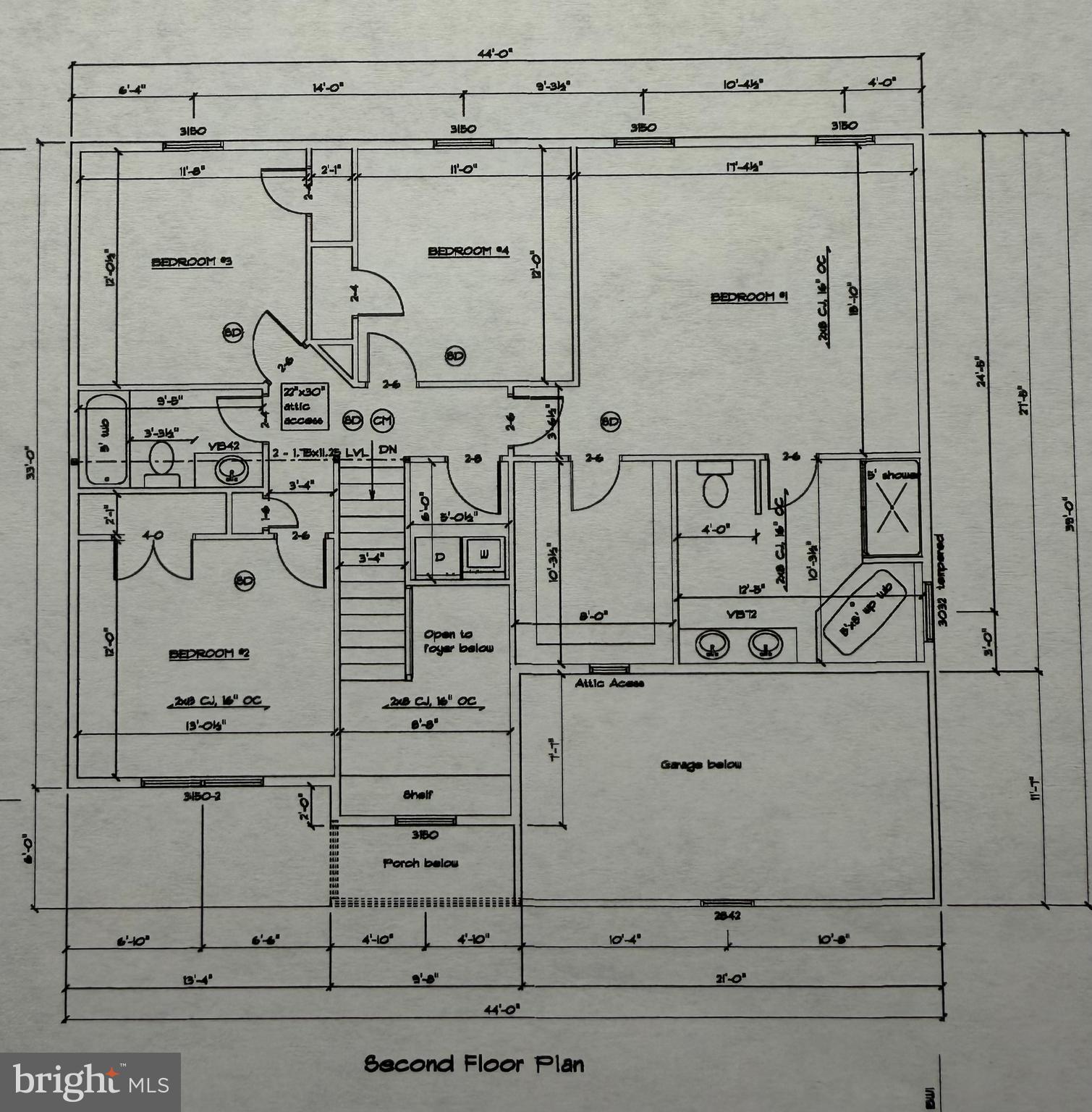 12 Baltray Road Dover, DE 19904 - Photo 11 of 21 Second Floor Layout-Design and options may vary