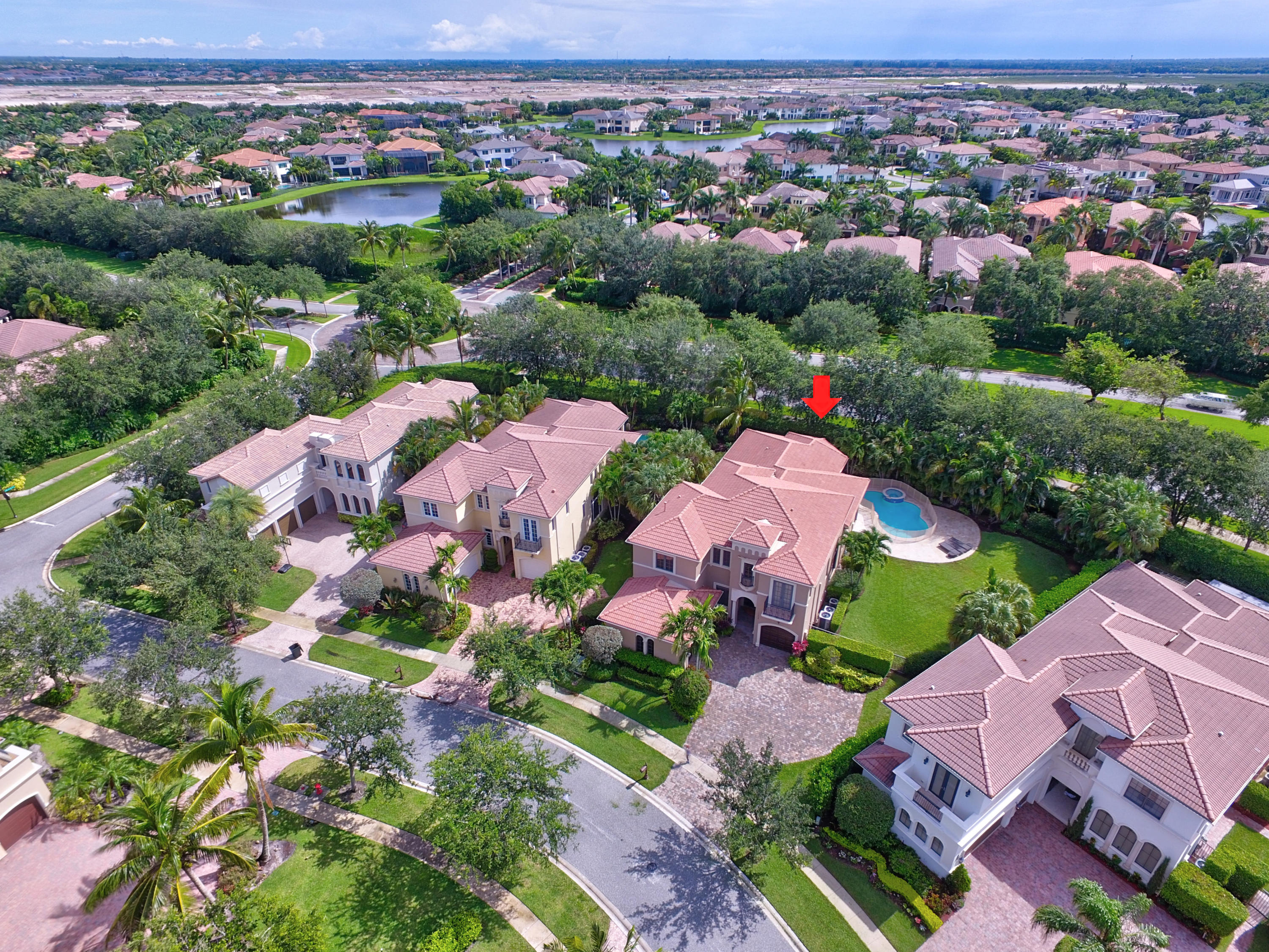 17858 Lake Azure Way Boca Raton, FL 33496 - Photo 32 of 46 Aerial