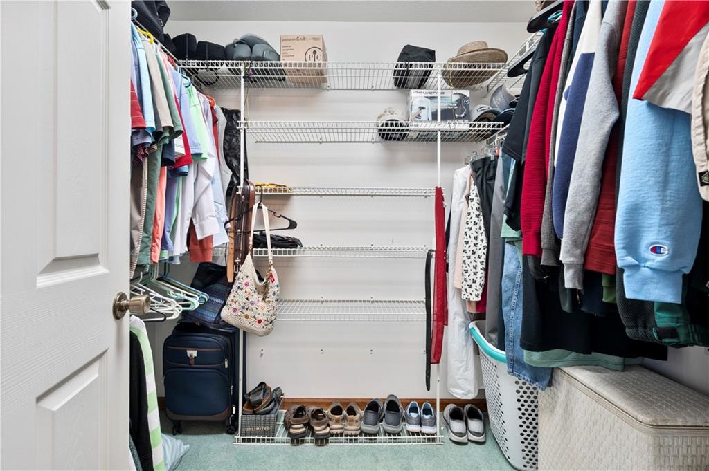 106 Good Luck Lane Mars, PA 16046 - Photo 21 of 33 a view of walk in closet with clothes and shoes