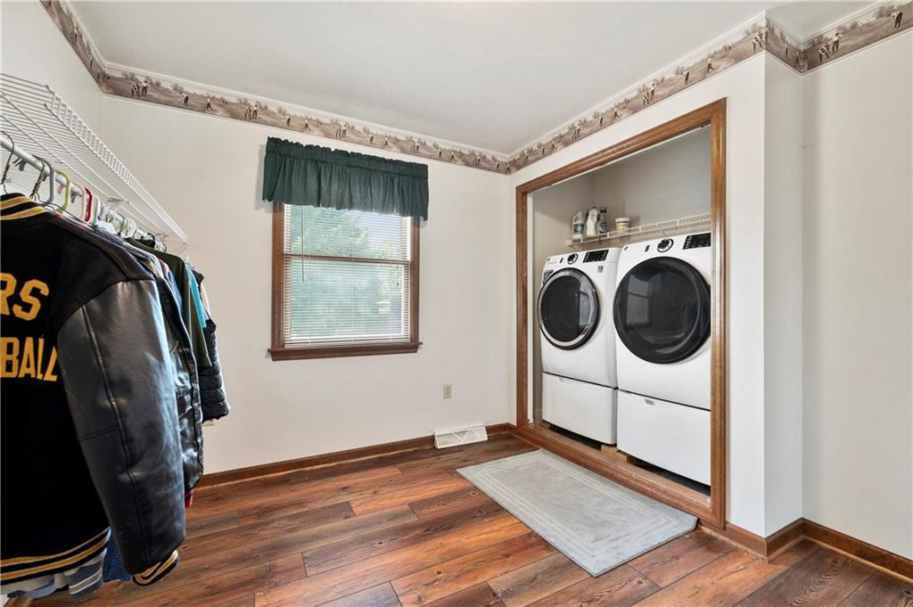 106 Good Luck Lane Mars, PA 16046 - Photo 22 of 33 a utility room with dryer and washer