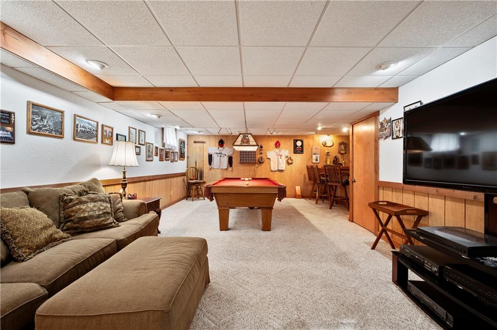 106 Good Luck Lane Mars, PA 16046 - Photo 26 of 33 a living room with furniture and a flat screen tv