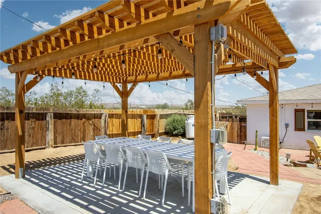 a view of a roof deck