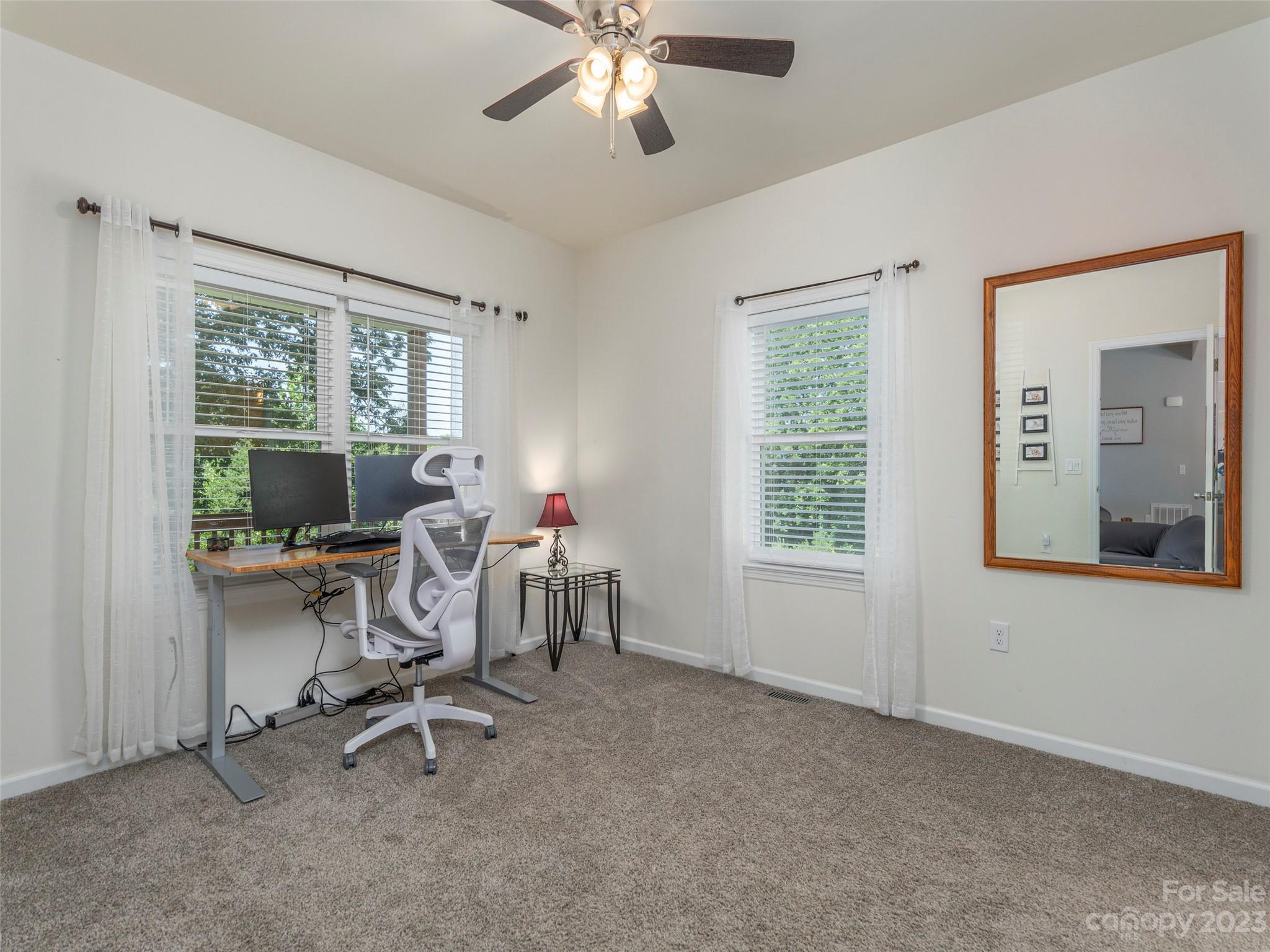 187 Richards Ridge Canton, NC 28716 - Photo 15 of 23 a view of a workspace with furniture and a window