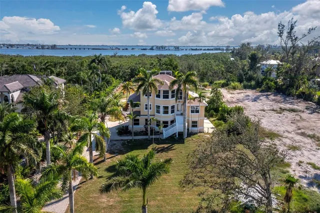 a view of a city with tall buildings in the background