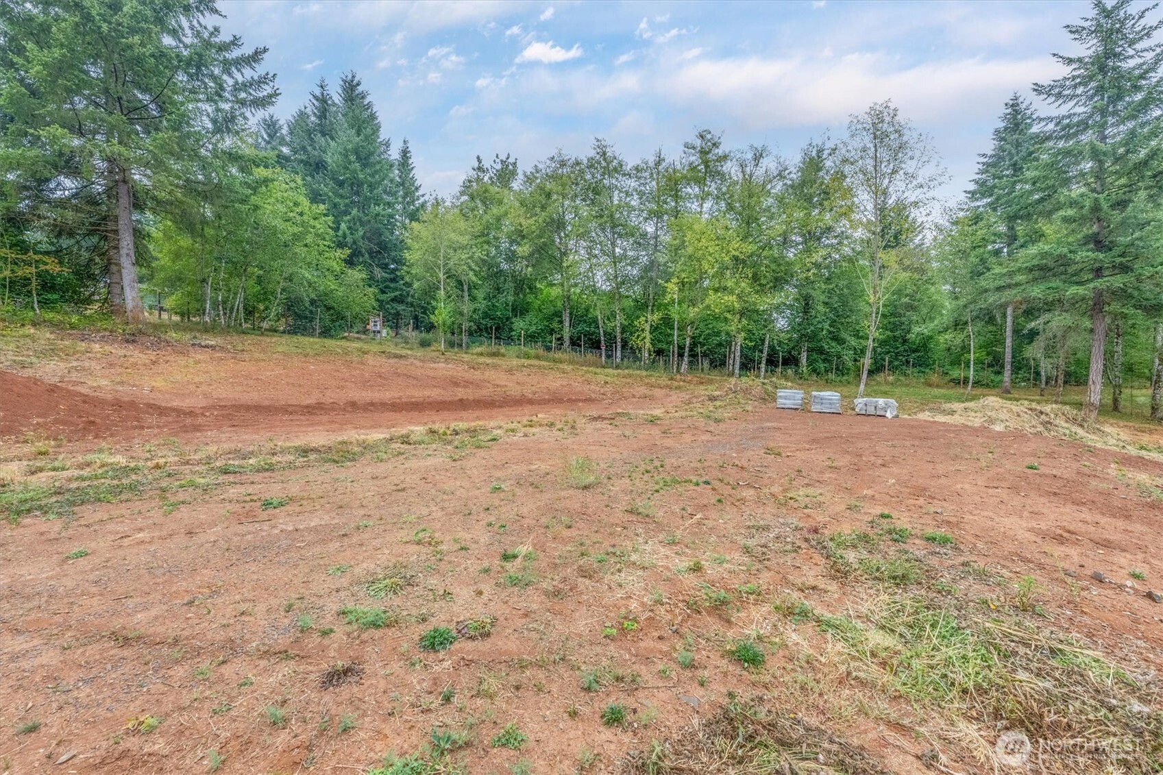 133 Silverthistle Road Winlock, WA 98596 - Photo 4 of 15 a view of dirt field with trees in the background