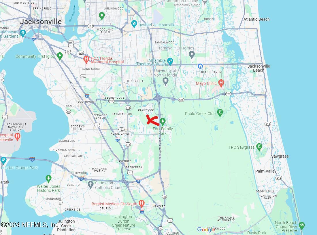 7990 Baymeadows Road East, Unit 905 Jacksonville, FL 32256 - Photo 36 of 37 Map of Area
