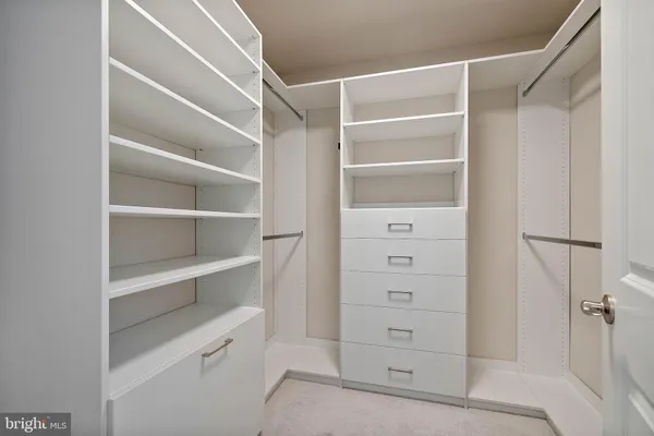 a view of walk in closet