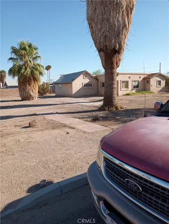 a backyard of a house