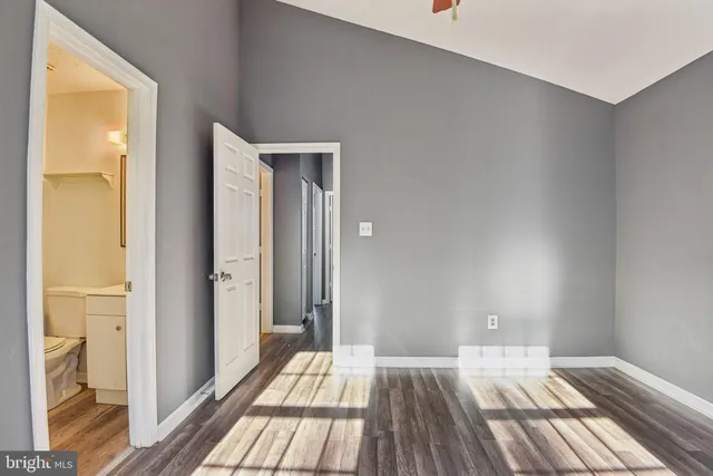 a view of wooden floor in a room