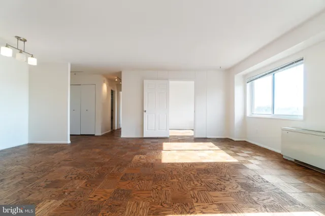 a view of an empty room with window