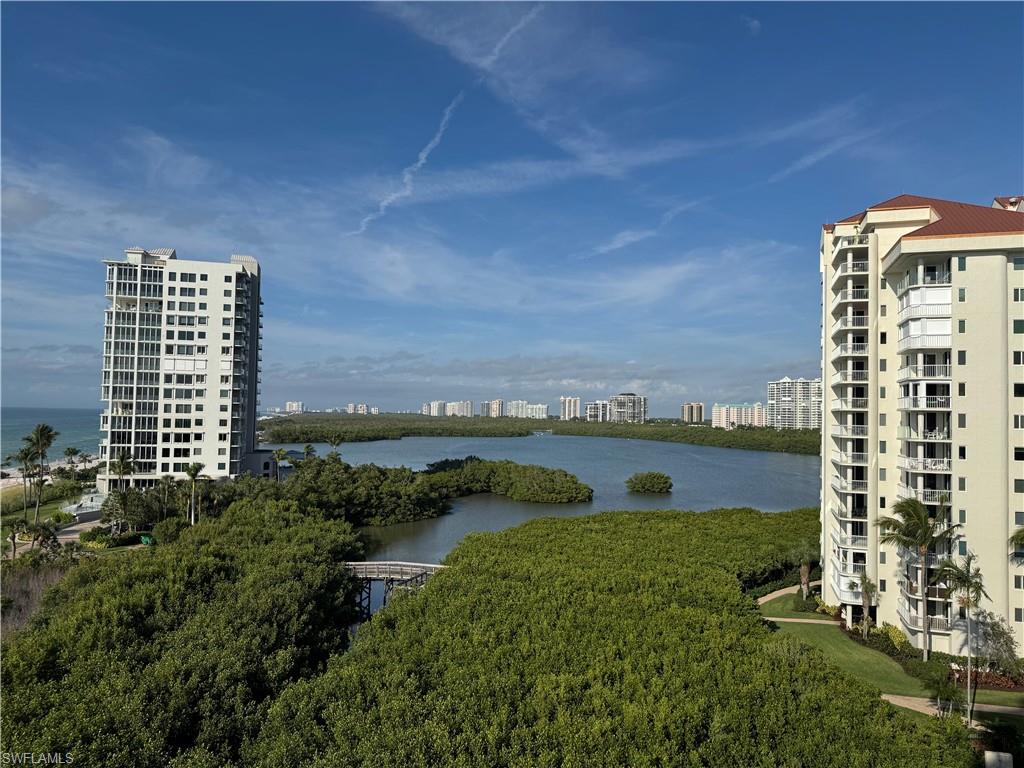 20 Seagate Drive, Unit 703 Naples, FL 34103 - Photo 19 of 19 a view of a lake with a city