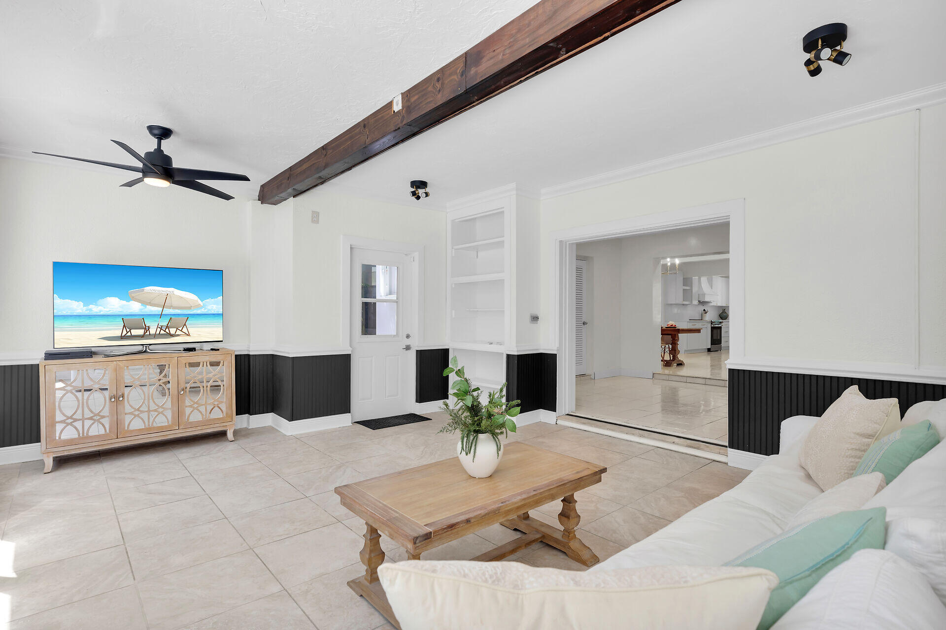 3722 Cindy Avenue Key West, FL 33040 - Photo 17 of 38 a living room with furniture and a flat screen tv