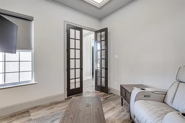 a view of a livingroom with a couch