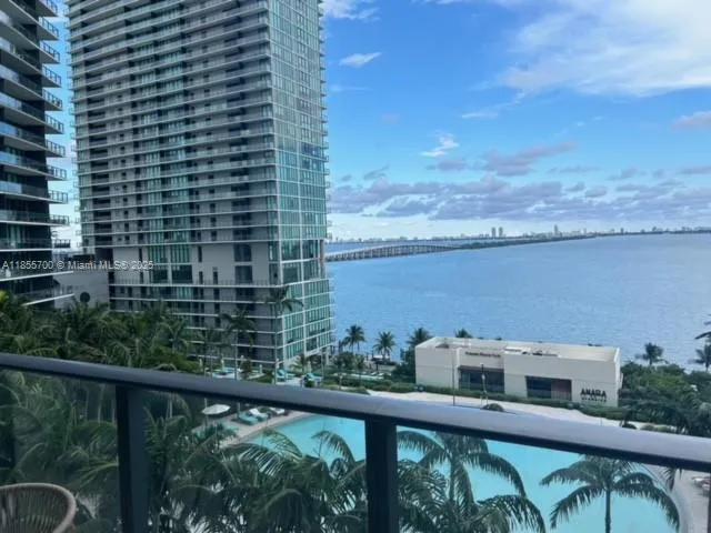 a view of a room with furniture