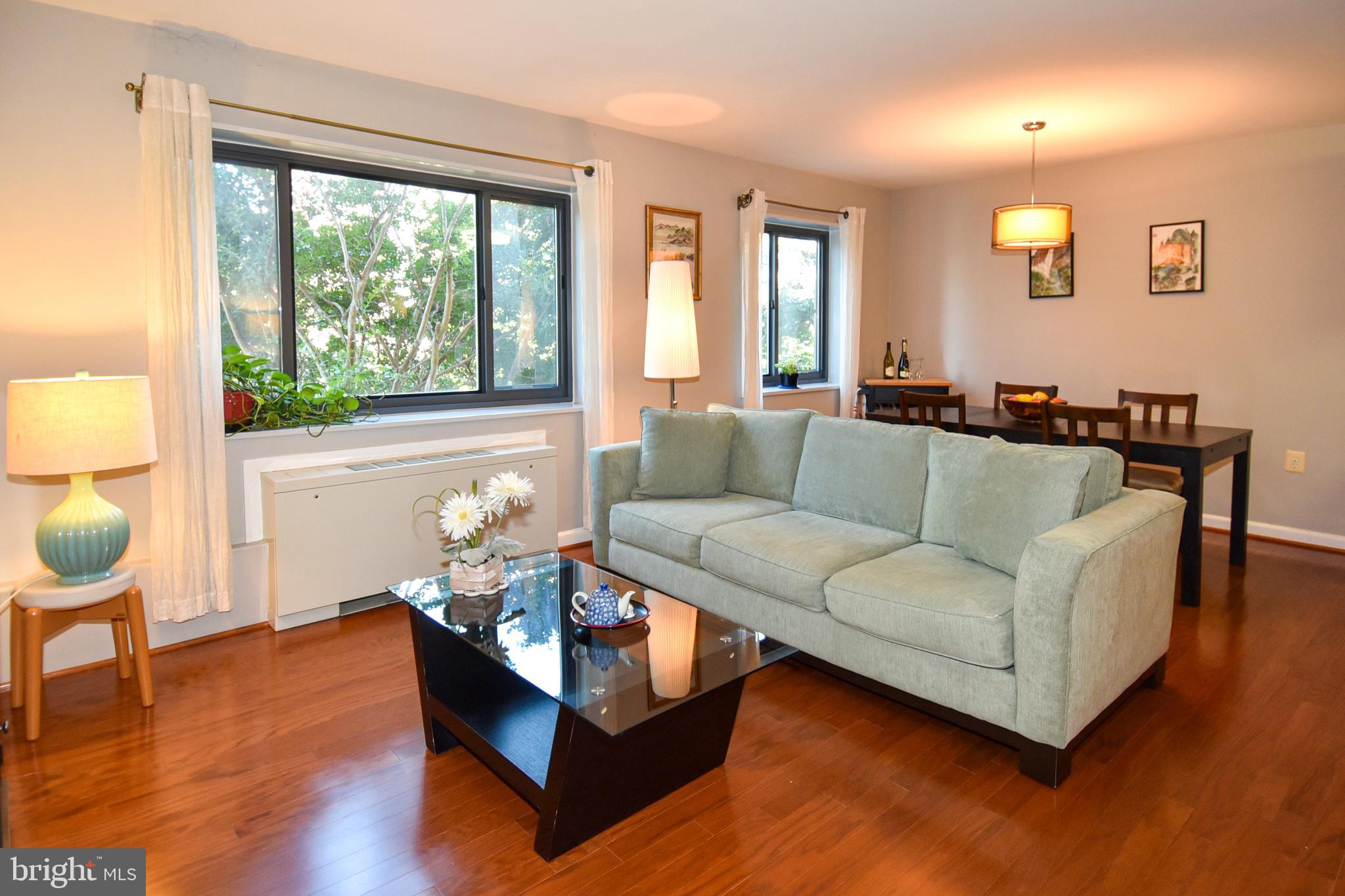 1200 South Arlington Ridge Road, Unit 203 Arlington, VA 22202 - Photo 8 of 43 Living Room and Dining Area
