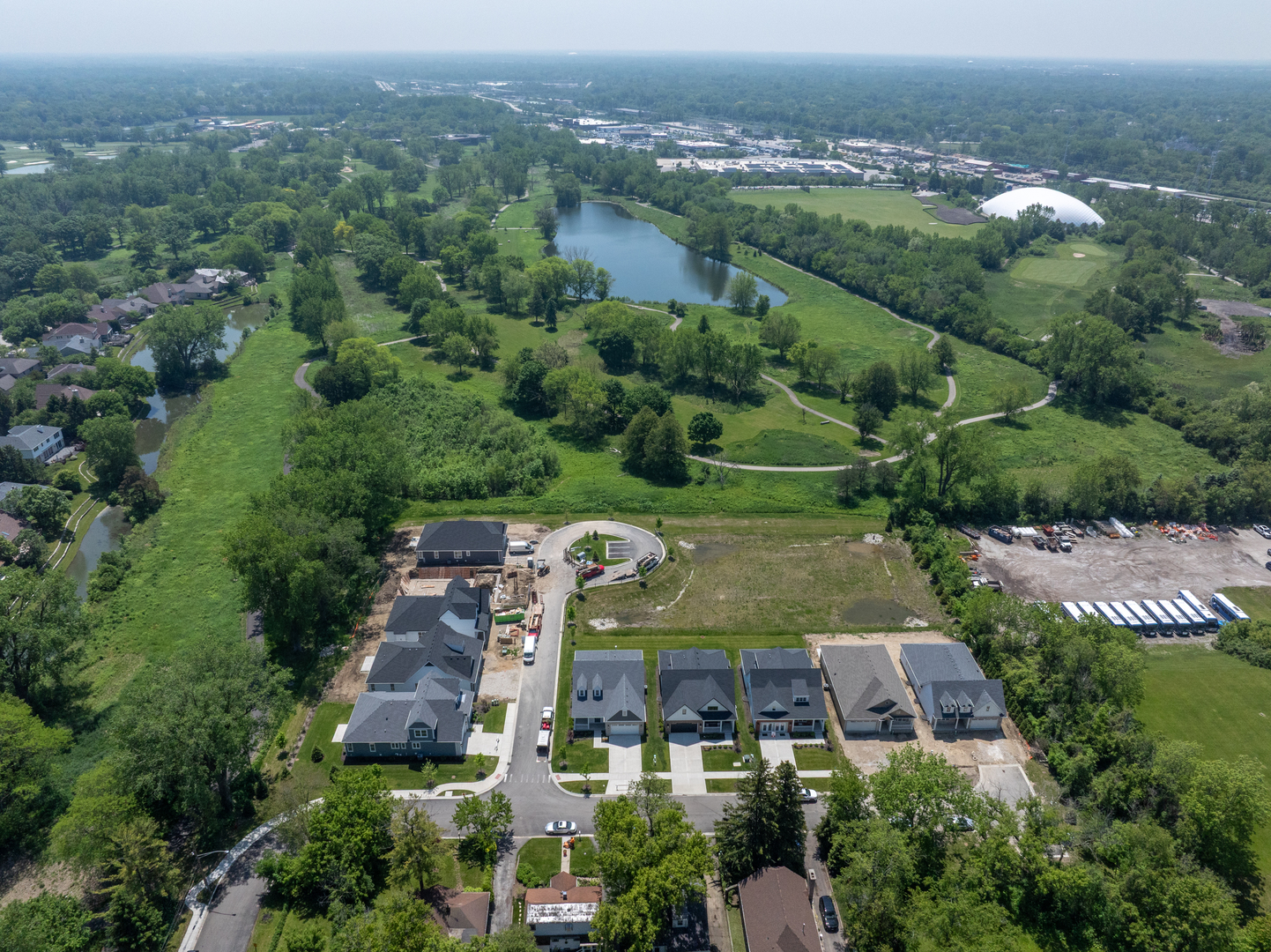 1068 Livingston (lot 1) Avenue Highland Park, IL 60035 - Photo 21 of 33 an aerial view of multiple house