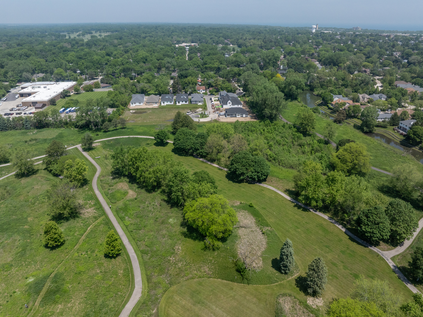 1068 Livingston (lot 1) Avenue Highland Park, IL 60035 - Photo 27 of 33 an aerial view of residential houses with outdoor space and trees