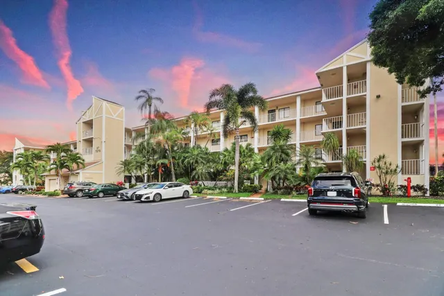 a car parked in front of a building