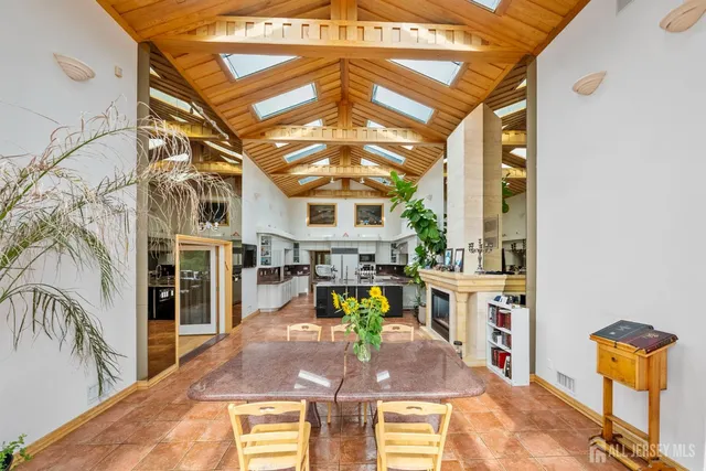 a bedroom with a bed and a walk in closet