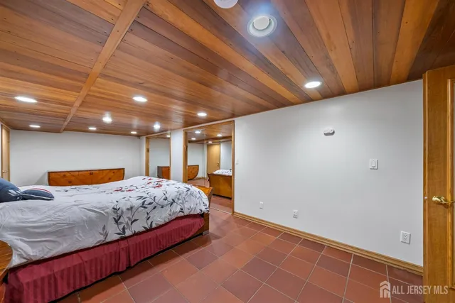 a view of swimming pool with seating space