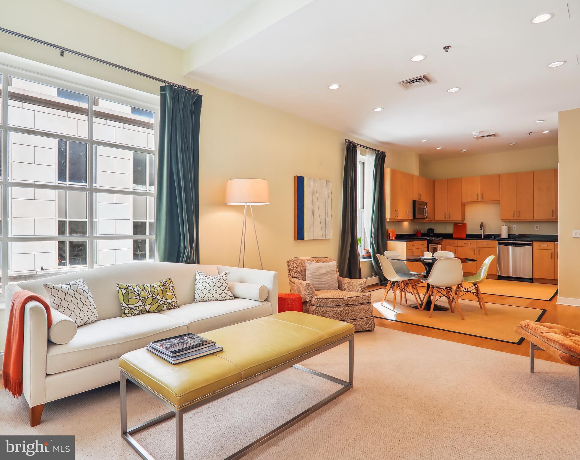 675 E Street Northwest, Unit 250 Washington, DC 20004 - Photo 7 of 19 High ceilings and bright light