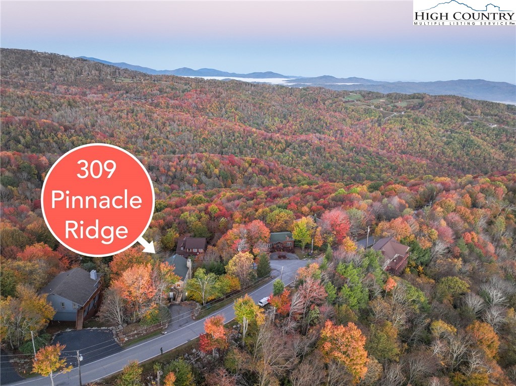 309 Pinnacle Ridge Road Beech Mountain, NC 28604 - Photo 2 of 45 a view of a city with a mountain
