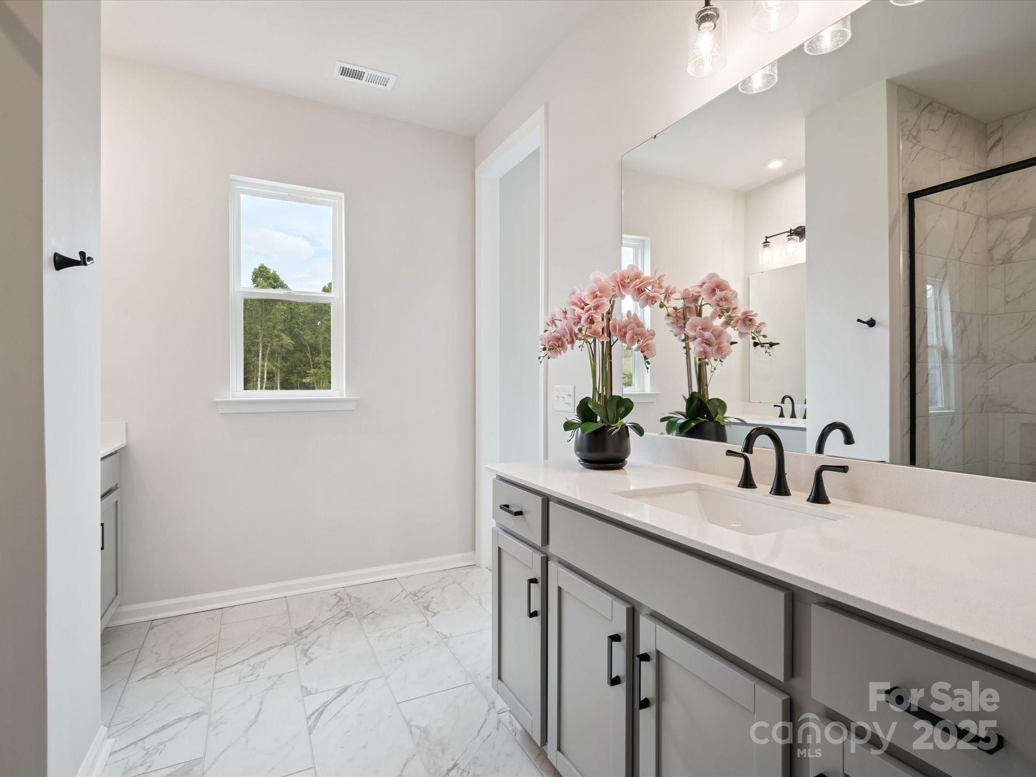 619 Webster Lane Cramerton, NC 28032 - Photo 15 of 20 a bathroom with a sink and a mirror