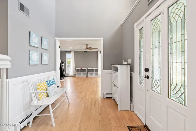 a view of a living room