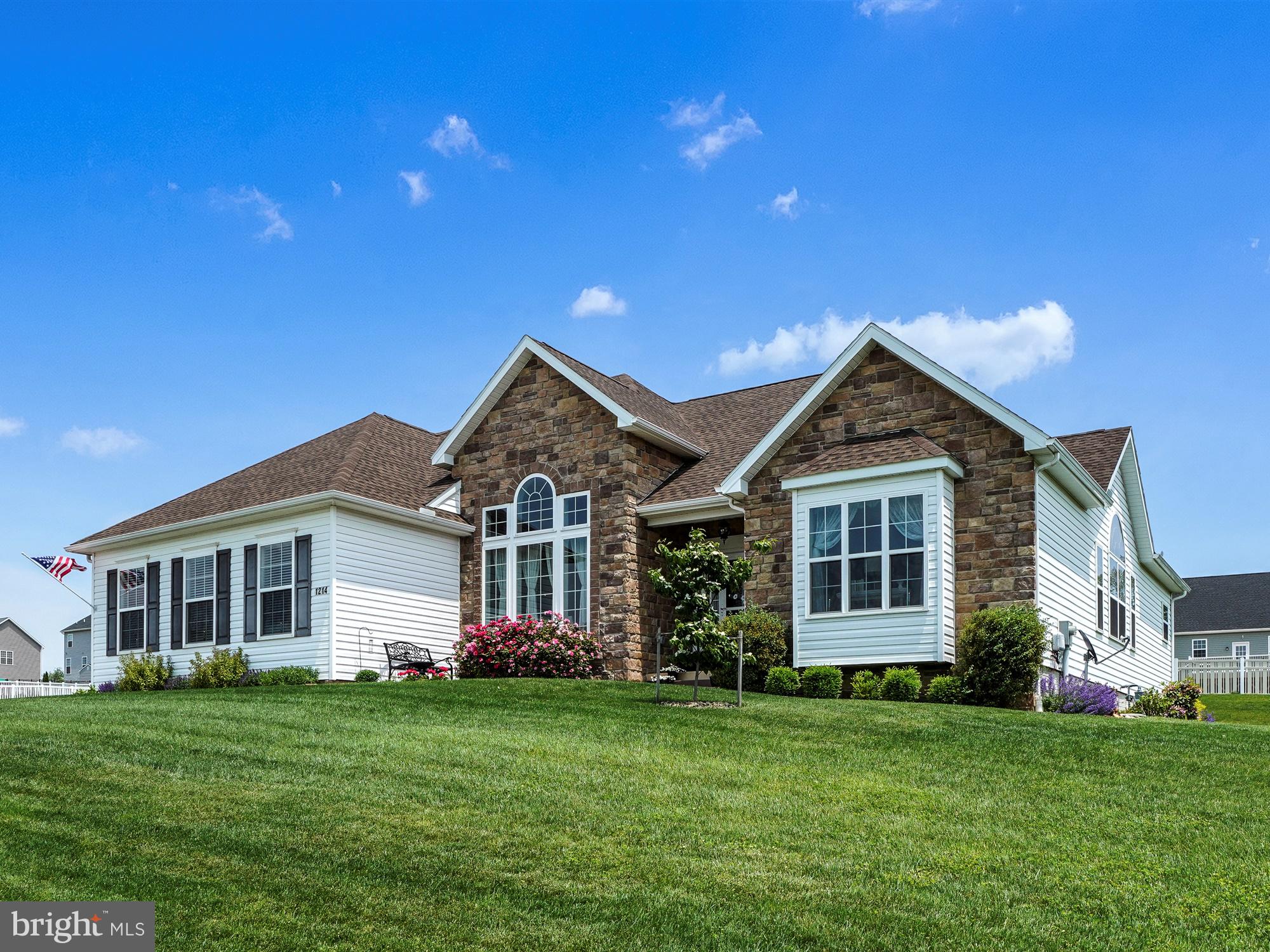 1214 Bair Road Hanover, PA 17331 - Photo 2 of 43 a front view of a house with a garden