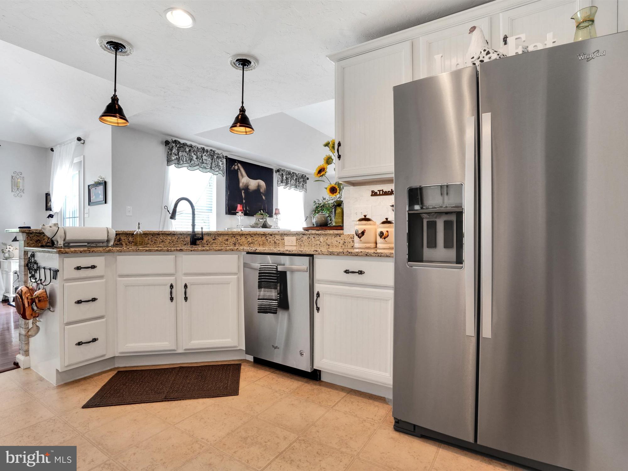 1214 Bair Road Hanover, PA 17331 - Photo 18 of 43 a kitchen with white cabinets and stainless steel appliances