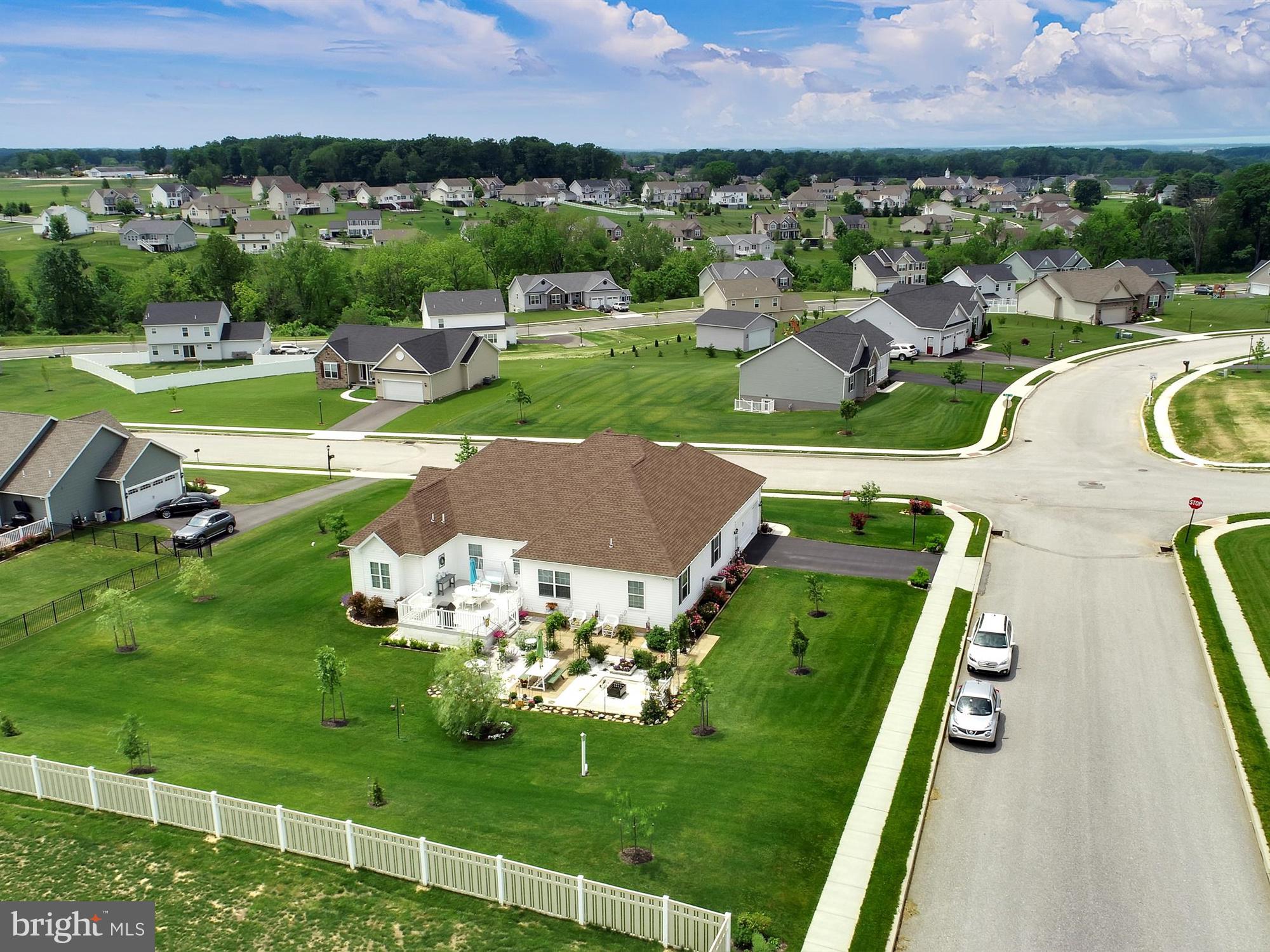 1214 Bair Road Hanover, PA 17331 - Photo 33 of 43 an aerial view of a house with a garden