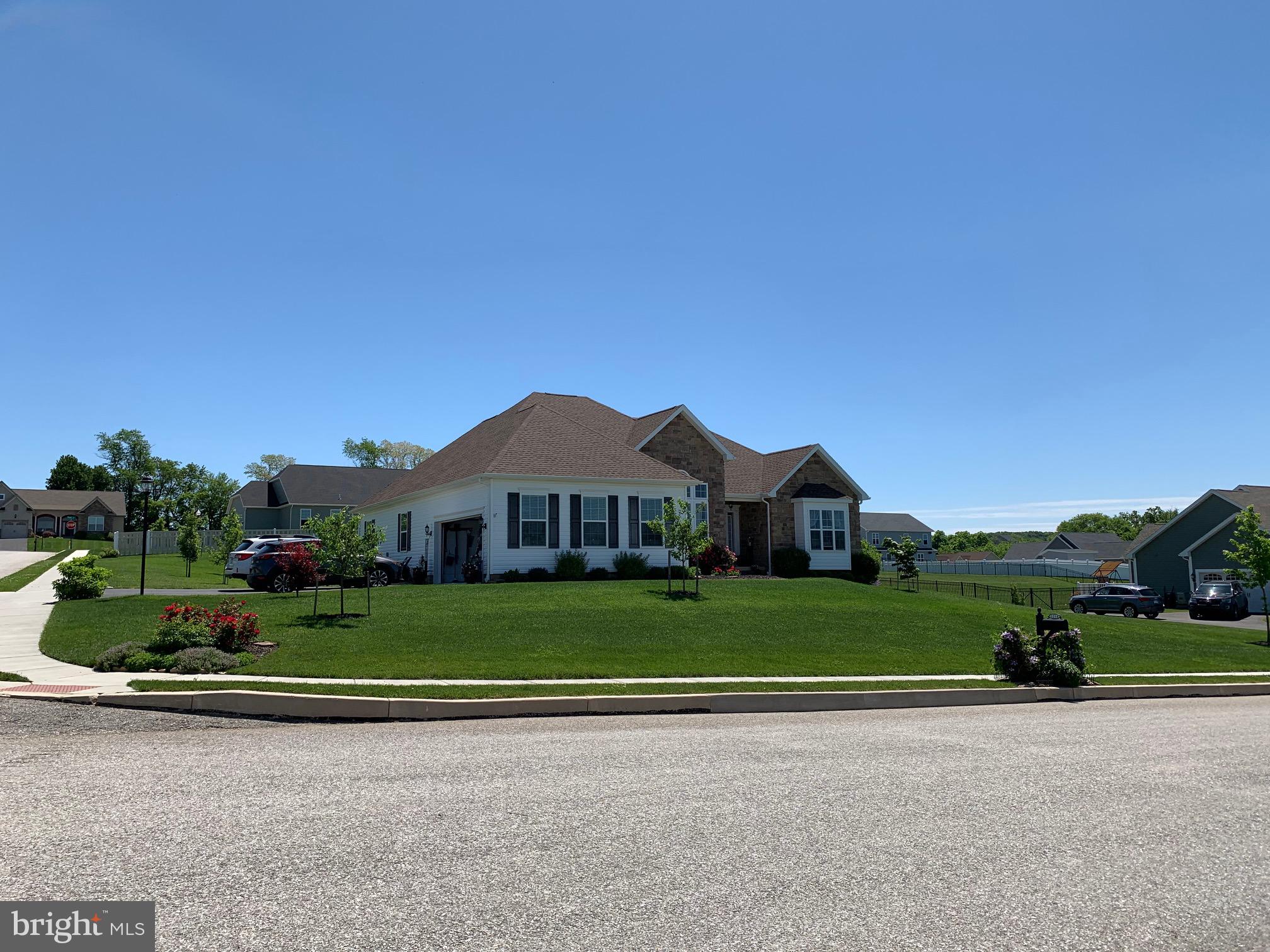 1214 Bair Road Hanover, PA 17331 - Photo 6 of 43 a front view of a house with a yard and a garage