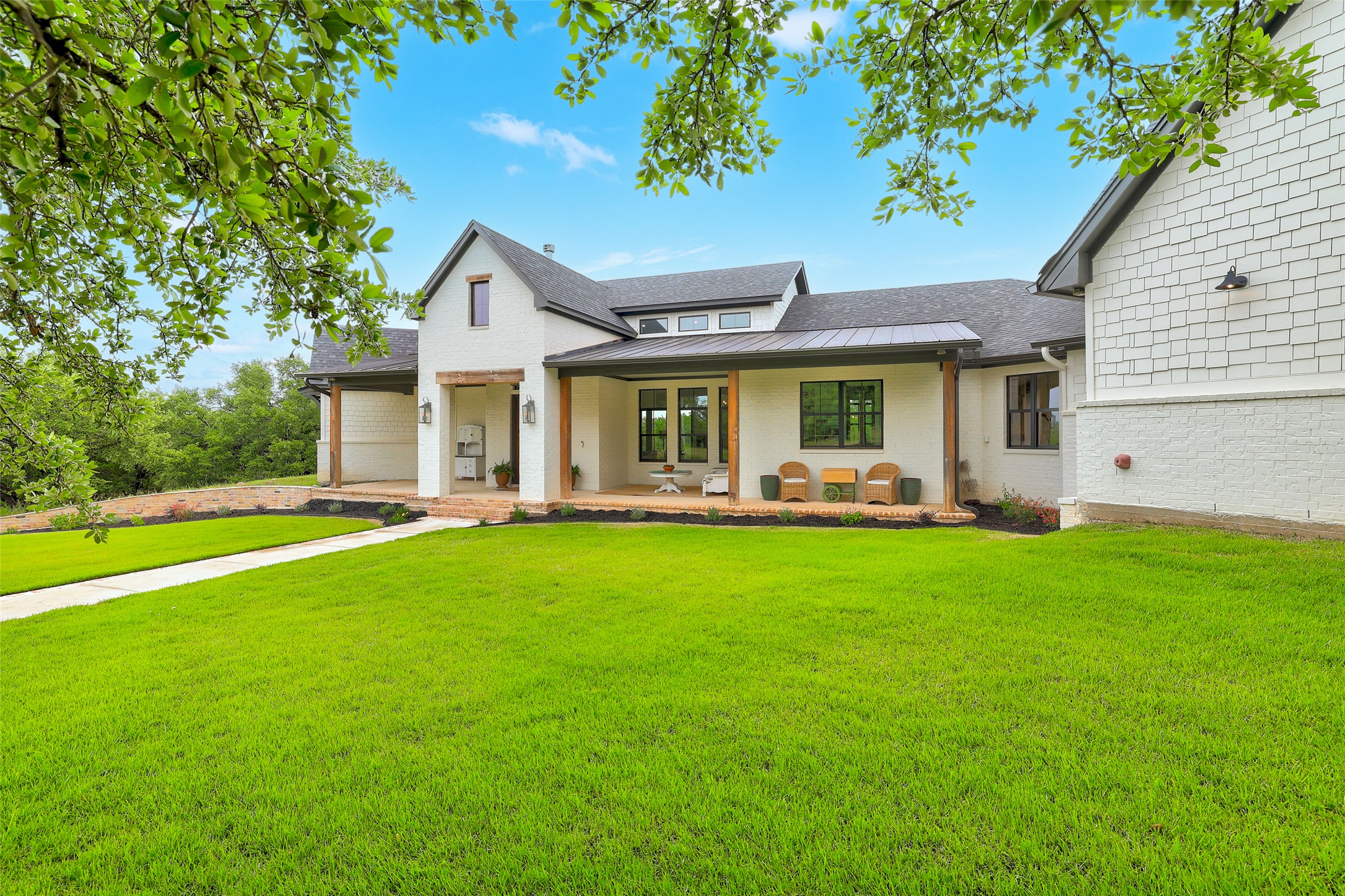 7670 Shiny Top Ranch Lane Salado, TX 76571 - Photo 37 of 40 a front view of house with yard and green space