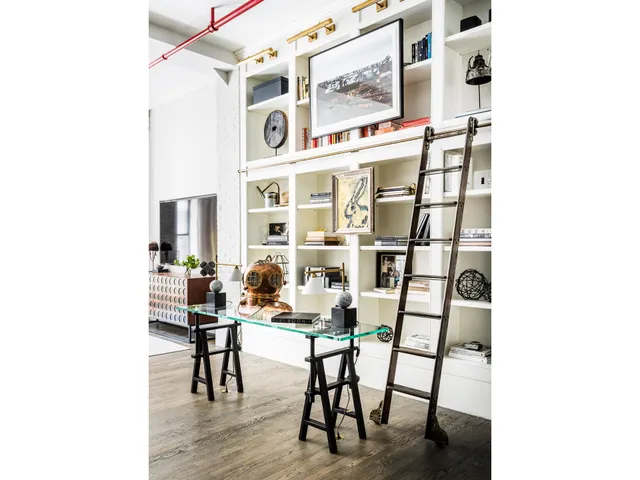 a room with table and chairs