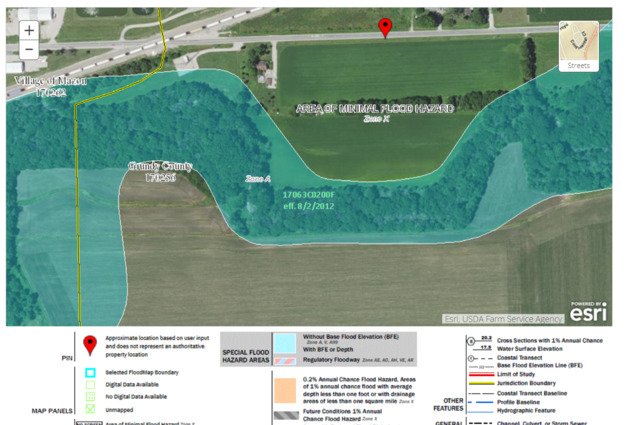 Lot 5 East Grand Ridge Road Mazon, IL 60444 - Photo 9 of 9 a view of a tennis court