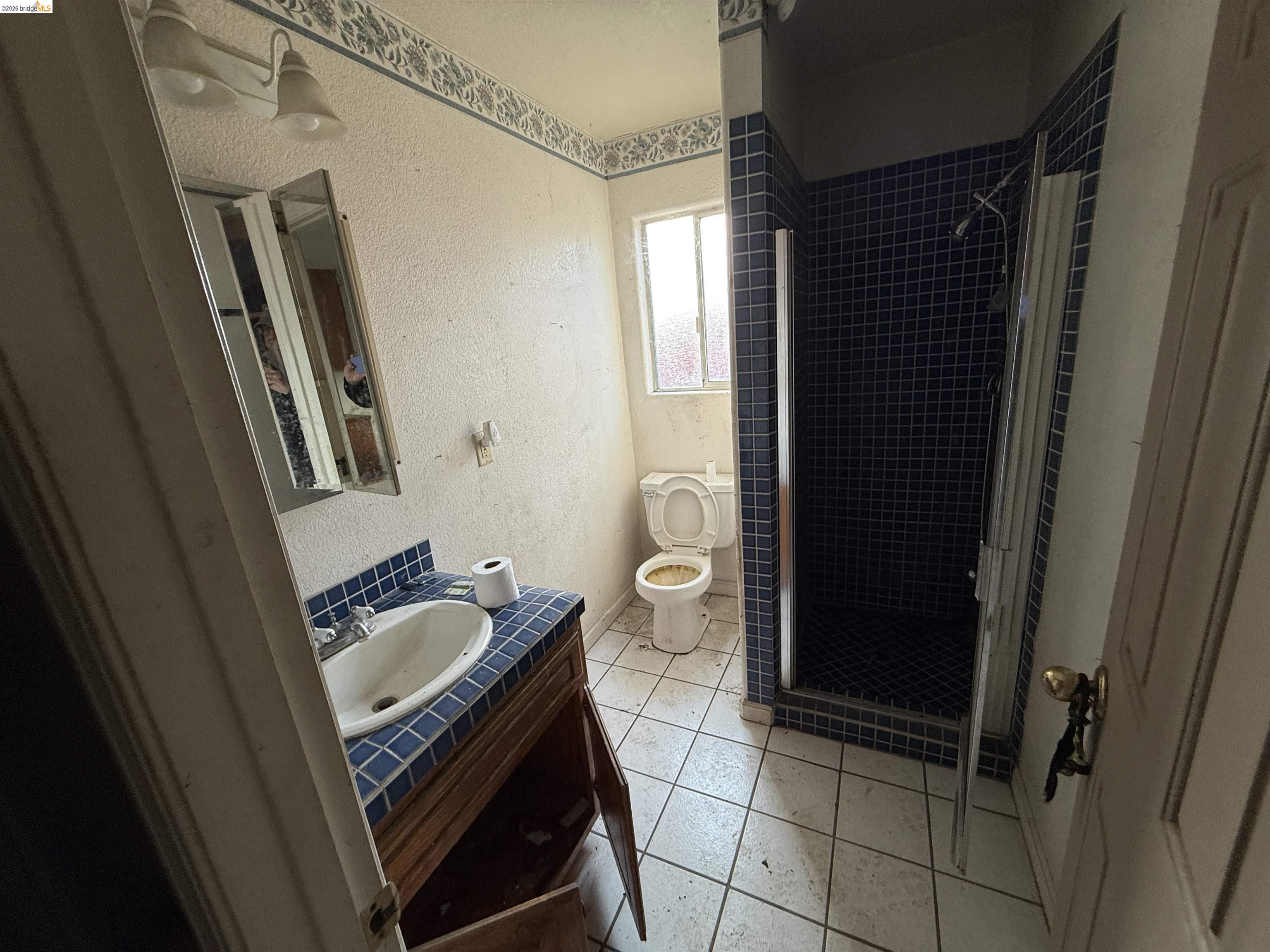 471 Delta Road Oakley, CA 94561 - Photo 23 of 33 a bathroom with a sink a toilet a mirror and shower