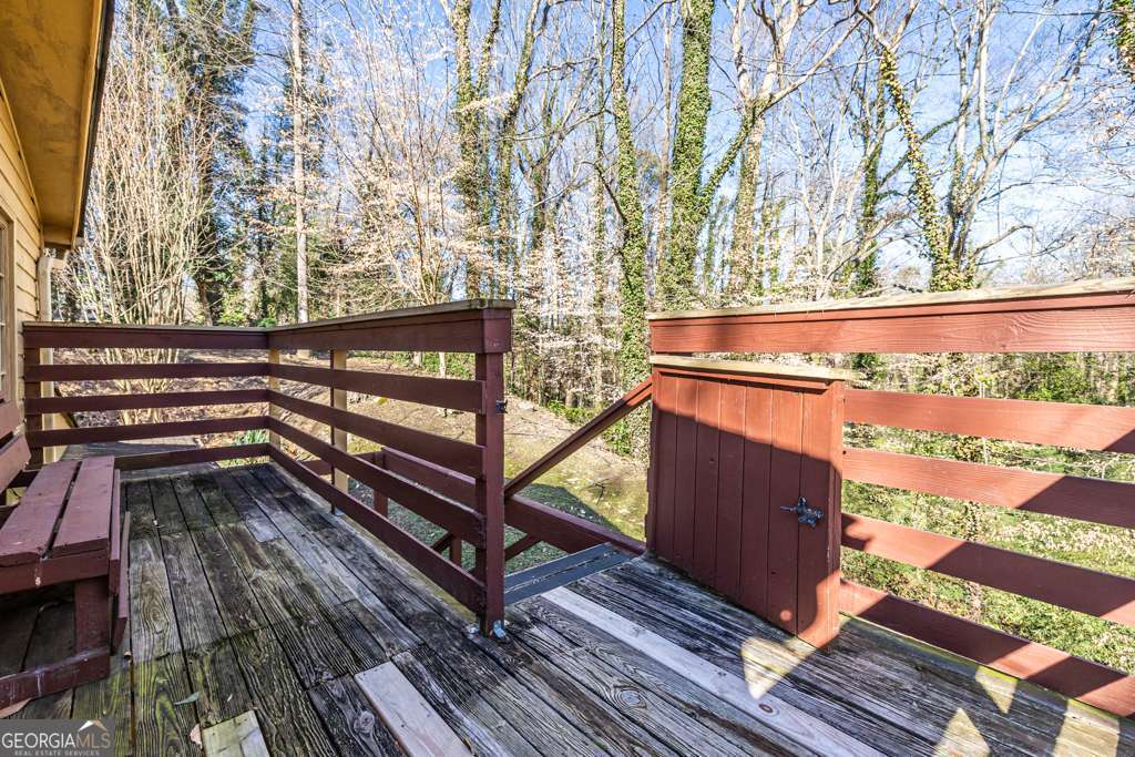 1570 Spring Lane Northwest, Unit B Atlanta, GA 30314 - Photo 2 of 26 a view of outdoor space with wooden floor
