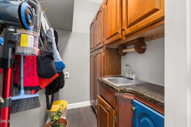 a bathroom with a shower and a tub