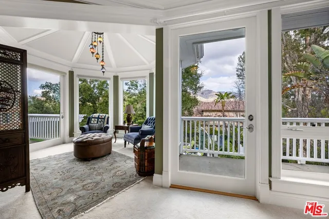 a view of a city with sunset view