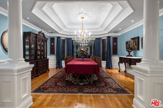 a kitchen with a stove and cabinets