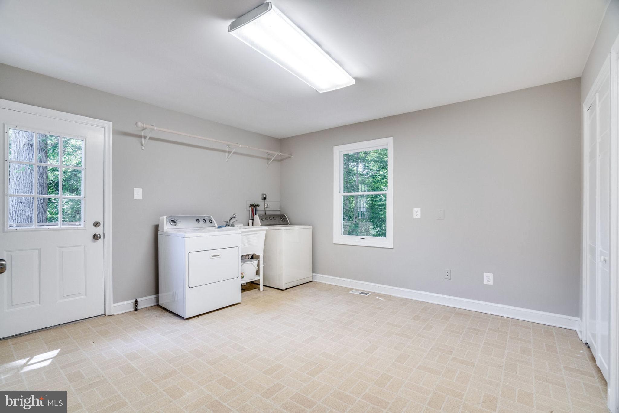 2546 23rd Road North Arlington, VA 22207 - Photo 12 of 43 Main level utility room with washer/dryer