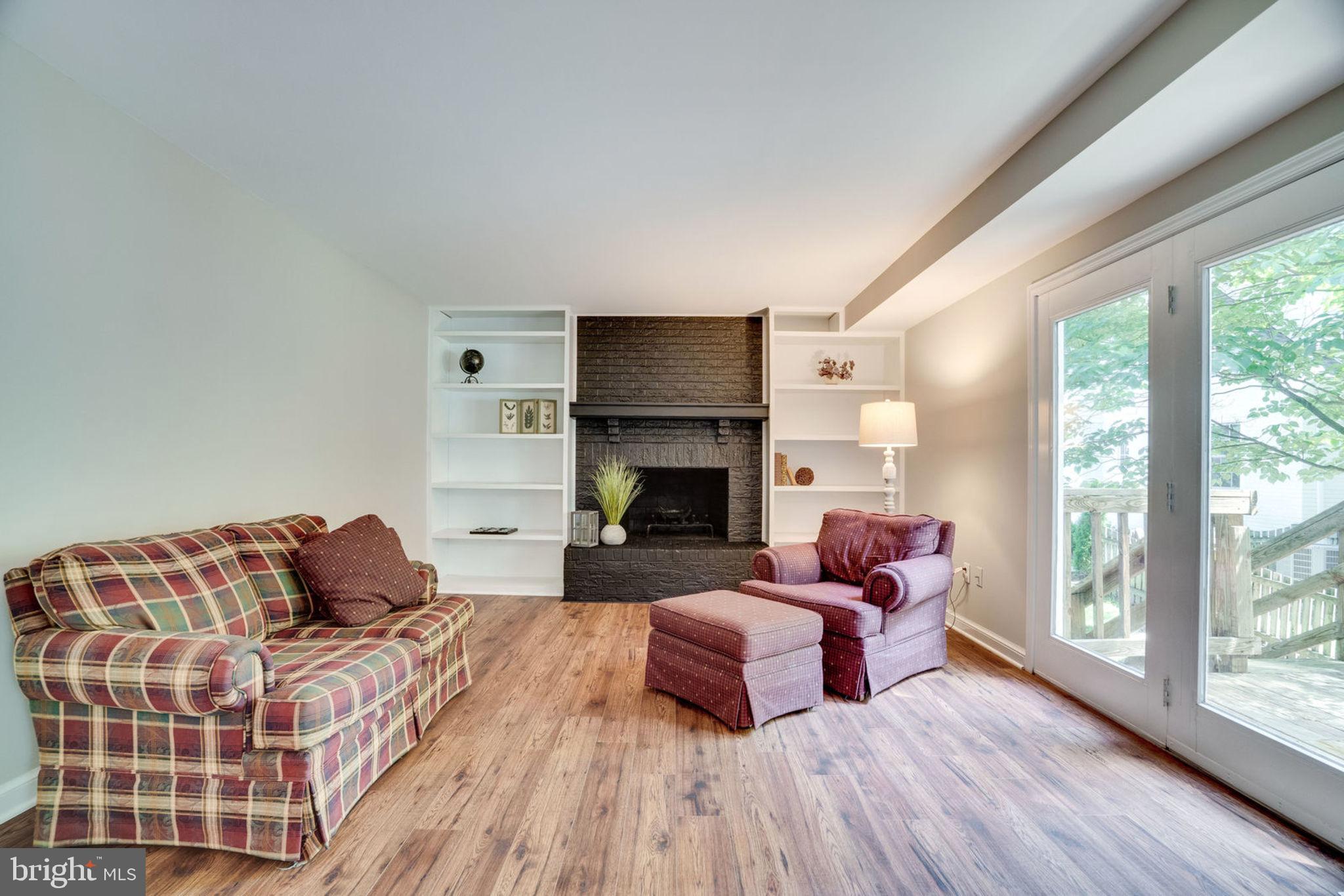 2546 23rd Road North Arlington, VA 22207 - Photo 22 of 43 Family room with wood burning fireplace