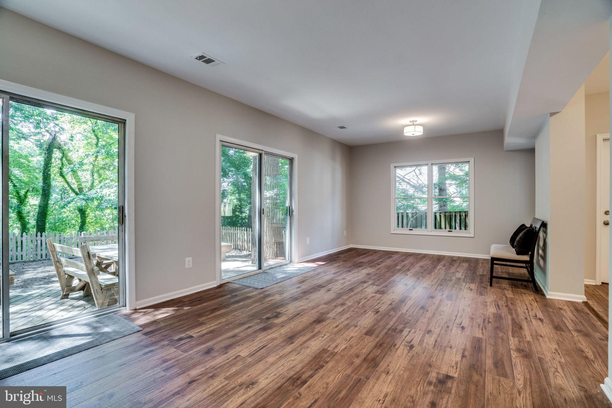 2546 23rd Road North Arlington, VA 22207 - Photo 41 of 43 LL Living room, updated floors & lighting