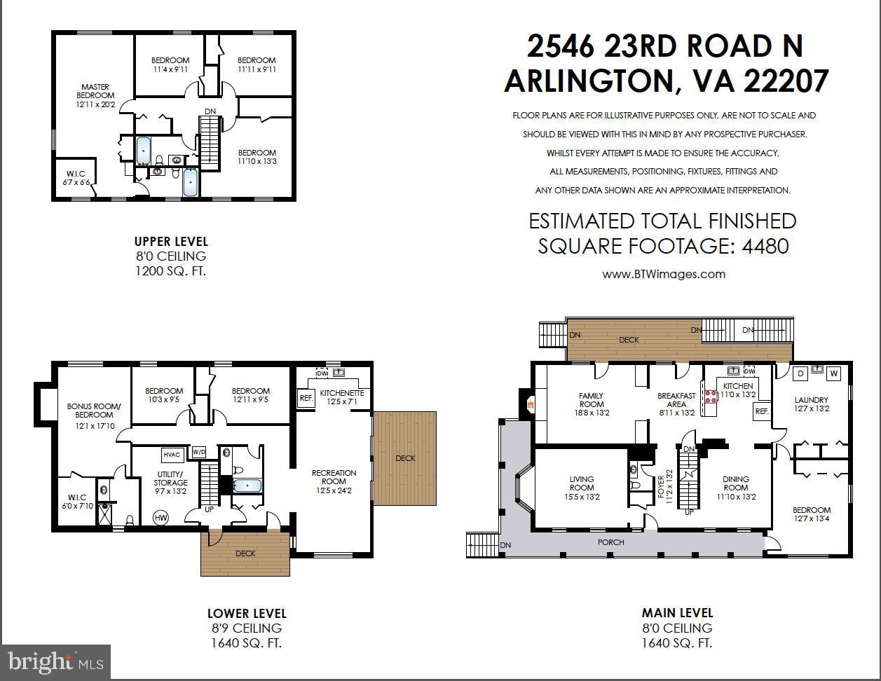 2546 23rd Road North Arlington, VA 22207 - Photo 43 of 43 Floorplan