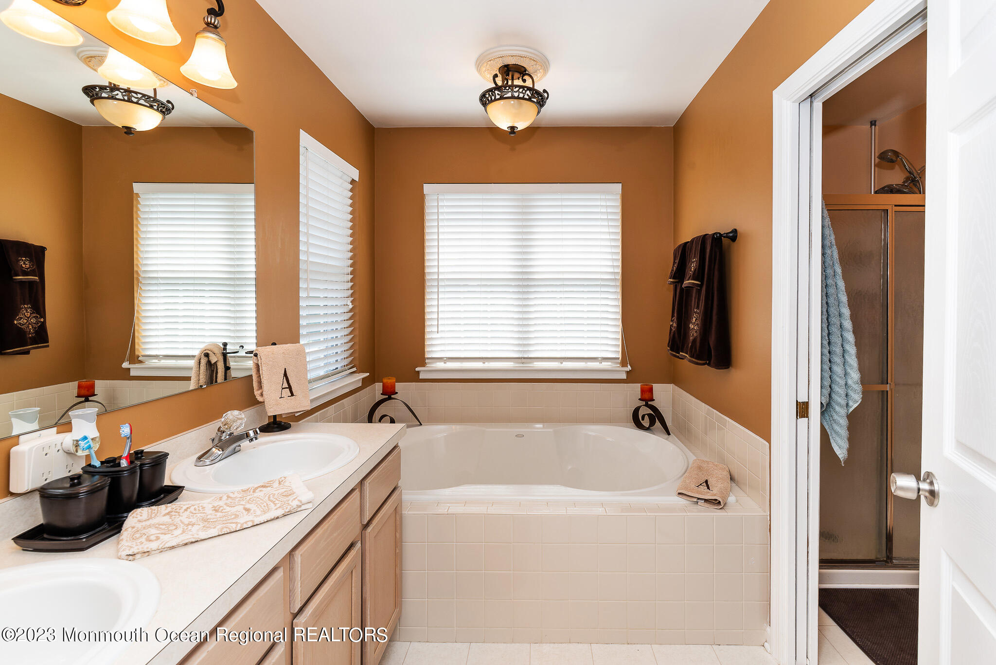 1 Overlook Place Bayville, NJ 08721 - Photo 29 of 66 a bathroom with a tub sink and window