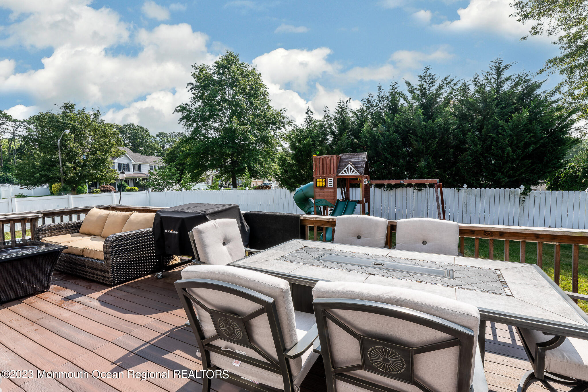 1 Overlook Place Bayville, NJ 08721 - Photo 48 of 66 a terrace of a house with outdoor seating